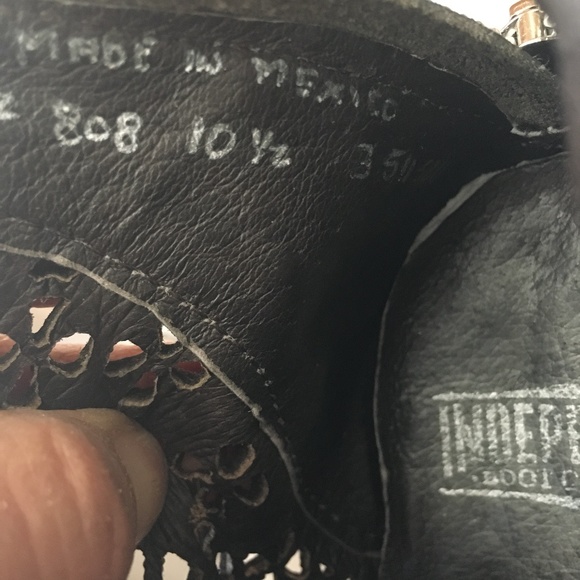 Independent Boot Company Leather Burke Cutout Studded Ankle Boots 10.5 - Picture 7 of 12